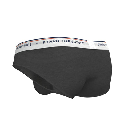 [SPECIAL OFFER] Private Structure กางเกงชั้นในชาย รุ่น  CHUMM! Mid Waist Brief - Elusive Grey [4630]