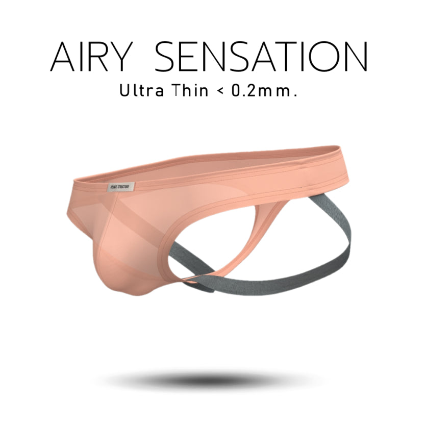 Private Structure กางเกงชั้นในชาย รุ่น Bare TS Thong – OG Blush [4576]