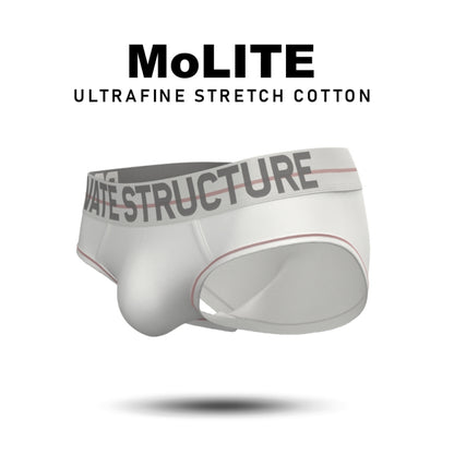 Private Structure กางเกงชั้นในชาย รุ่น MO-lite Brief - Moon White [4104]