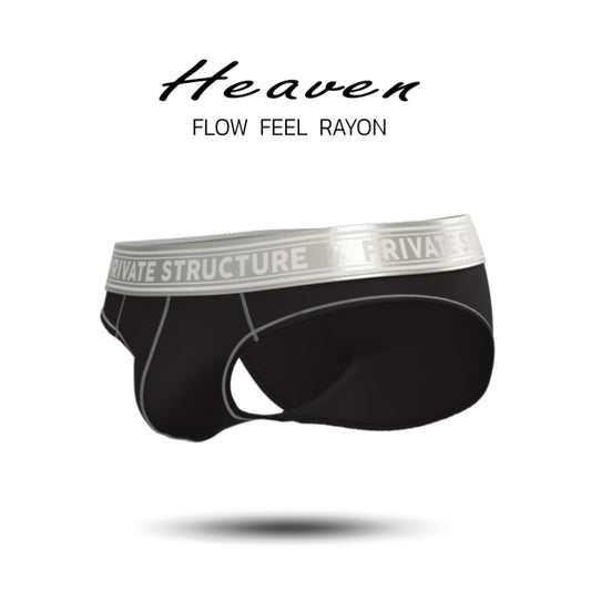 [SPECIAL OFFER] Private Structure กางเกงชั้นในชาย รุ่น Essence Heaven Brief – Grey Black [4669]