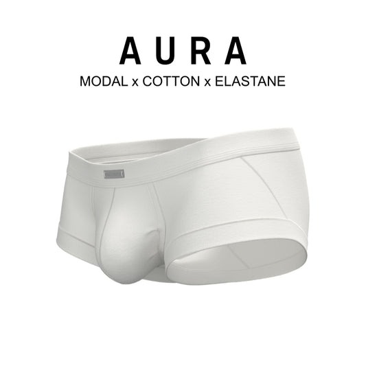 [NEW] Private Structure กางเกงชั้นในชาย รุ่น AURA-Modal Blended Trunk – Egret White [4809]