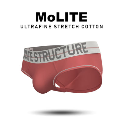 Private Structure กางเกงชั้นในชาย รุ่น MO-lite Brief - Brick Red [4104]