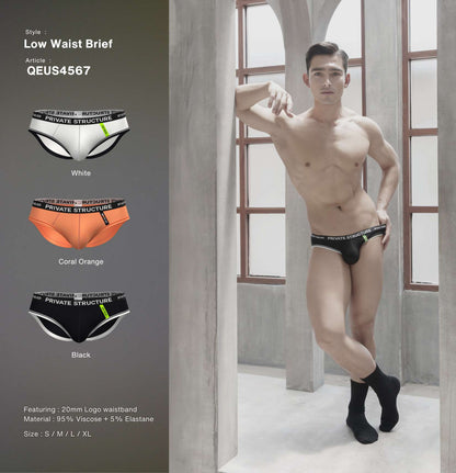 [NEW] Private Structure กางเกงชั้นในชาย รุ่น Essence Odyssey Fundoshi Trunk – Chalk White [4819]