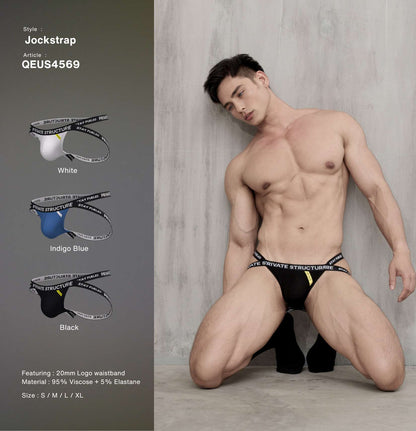 [NEW] Private Structure รุ่น Essence Odyssey Fundoshi Trunk – Mode Black [4819]
