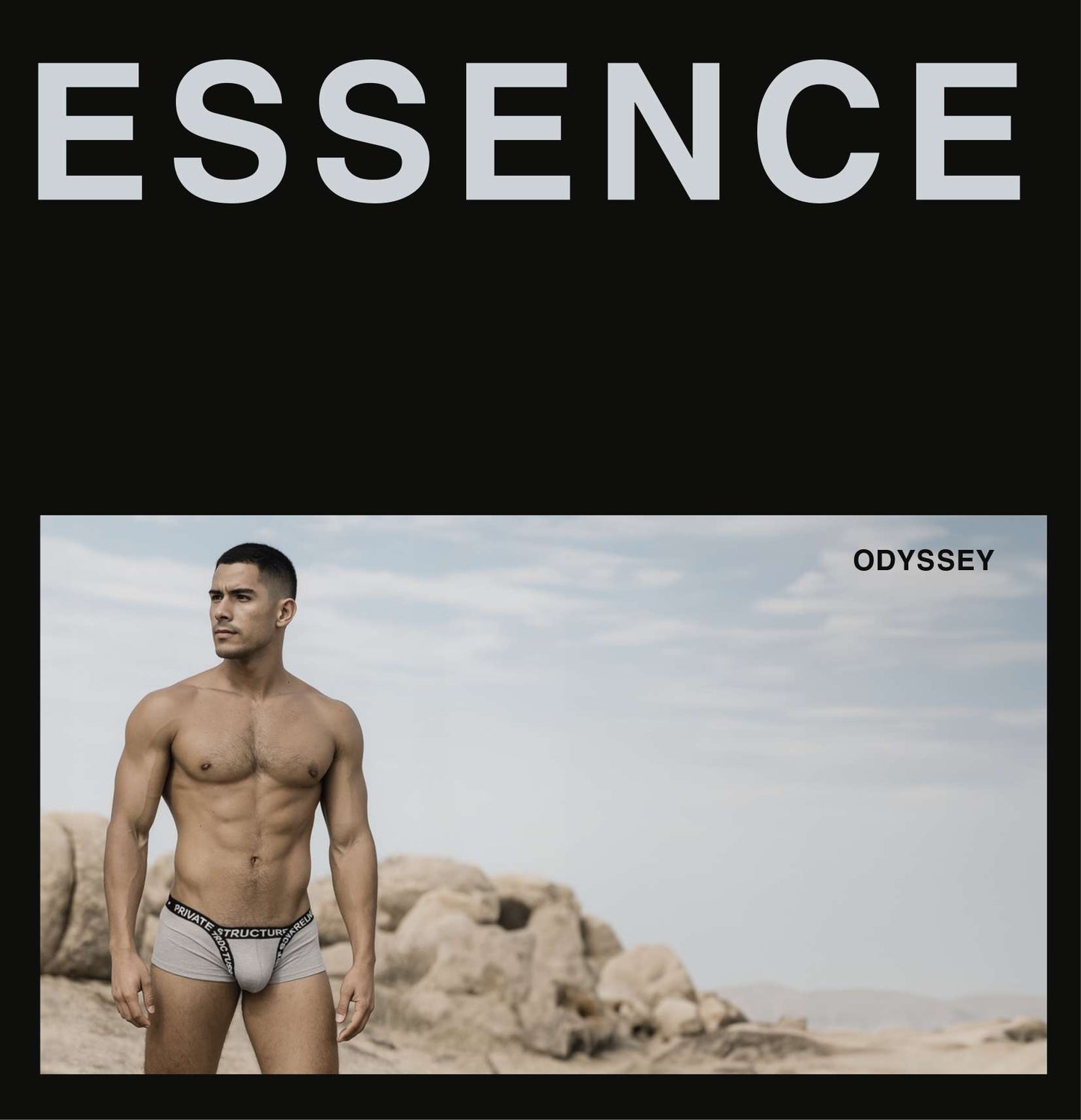 [NEW] Private Structure กางเกงชั้นในชาย รุ่น Essence Odyssey Fundoshi Brief 2.0 – Chalk White [4818]