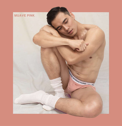 [SPECIAL OFFER] Private Structure กางเกงชั้นในชาย รุ่น CHUMM! Mid Waist Brief - Malleable Navy [4630]