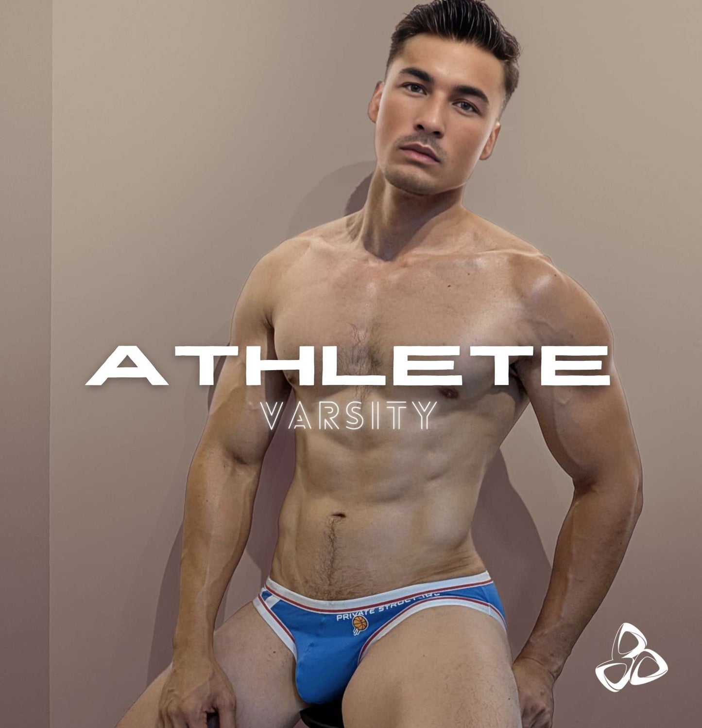 Private Structure กางเกงชั้นในชาย รุ่น Athlete Low Waist Mini Brief - Soccer Black [4644]