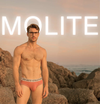 Private Structure กางเกงชั้นในชาย รุ่น MO-lite Brief - Moon White [4104]