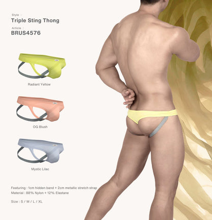 Private Structure กางเกงชั้นในชาย รุ่น Bare TS Thong – OG Blush [4576]